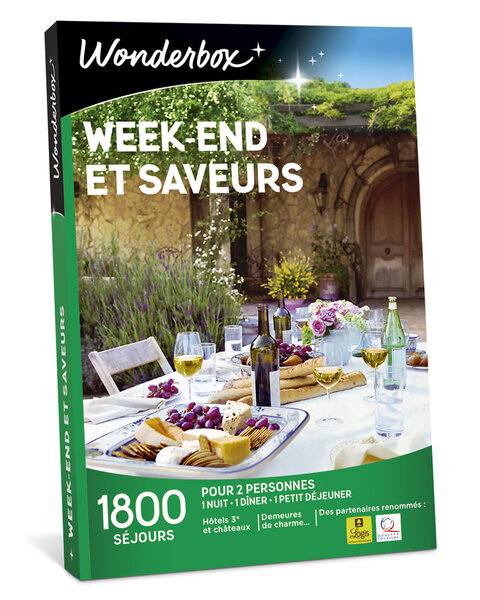 Coffret cadeau - WONDERBOX - Week-end et saveurs