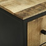 vidaXL buffet 70x35x70 cm en bois massif de mangue