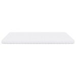 vidaXL Matelas en mousse blanc 160x200 cm 7 zones dureté 20 ILD