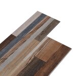 vidaXL Planches de plancher PVC Non auto-adhésif 5 26m² 2mmMulticolore