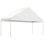vidaXL Belvédère avec toit blanc 17 84x5 88x3 75 m polyéthylène