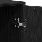 vidaXL 2-Pièces Meubles de Rangement en Chêne Noir en Bois d'Ingénierie