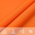 vidaXL Voile de parasol tissu oxford rectangulaire 3x4 5 m orange