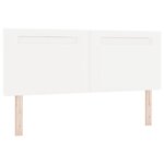 Tête de lit vidaXL Design Simple Blanc Pur 140 cm en Similicuir