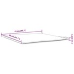 vidaXL Coussins de siège de jardin lot de 2 taupe 45x45x2 cm carré