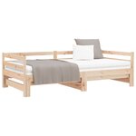 vidaXL Lit coulissant sans matelas 2x(90x200) cm