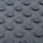 vidaXL Carreaux de protection antichoc 18Pièces Caoutchouc 50x50x3cm Gris