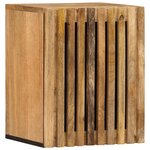 vidaXL Armoire murale de salle de bain 38x34x48cm manguier massif brut