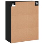 vidaXL Armoire murale noir 69 5x34x90 cm bois d'ingénierie