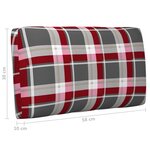 vidaXL Canapé palette 2 places et coussins Pin imprégné de marron miel
