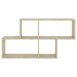 vidaXL Étagère murale Chêne sonoma 100x18x53 cm Bois d’ingénierie