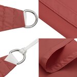 vidaXL Voile de parasol tissu oxford rectangulaire 3x5 m terre cuite