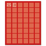 MEDAILLIER : 48 CASES (CAPSULES DE CHAMPAGNE) - Rouge