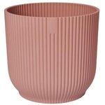 Pot de fleurs Rond VIBES - Plastique - Ø 30 - Bleu Foncé