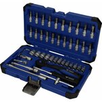 BRILLIANT TOOLS Jeu de douilles de 1/4" 45 Pièces Acier