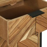 vidaXL Buffet 100x30x75 cm Bois Massif d'Acacia