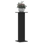vidaXL Supports pour plantes 2 Pièces noir 30x30x95 cm bois d'ingénierie