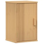 Cabinet de rangement de salle de bain vidaXL 35x30x55 cm en bois de pin massif