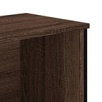 vidaXL Bibliothèque chêne marron 50x31x74 5 cm bois d'ingénierie