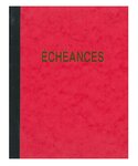 Cahier piqûre 'Echéances' 230 x 180 mm vertical 24 lignes 96 pages ELVE
