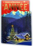 Carte dorée bonne année meilleurs vœux avec enveloppe collage étoile relief 3d
