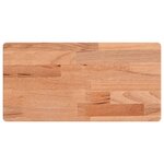 vidaXL Étagère murale 40x20x2 5 cm bois massif de hêtre