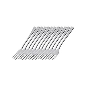 Lot de 12 fourchettes à gateau STOCKHOLM acier inox 18/100 poli ESMEYER