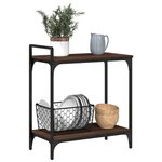 vidaXL Chariot de cuisine chêne marron 60 5x31x72 5 cm bois ingénierie