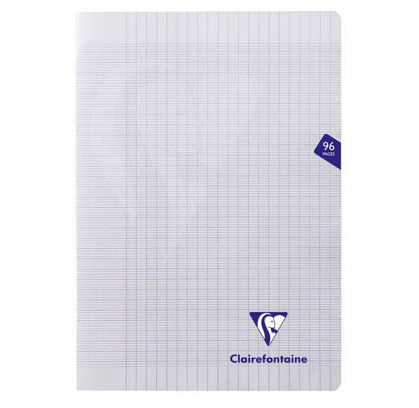 Cahier MIMESYS Piqué Polypro 21 x 29,7 cm 96 pages 90g Séyès Incolore CLAIREFONTAINE