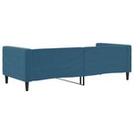 vidaXL Lit de repos sans matelas bleu 90x200 cm velours