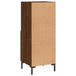 vidaXL Buffet Chêne marron 34 5x34x90 cm Bois d'ingénierie