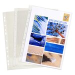 Sachet De 10 Pochettes Perforées - Pvc Lisse - A4 - Cristal - X 10 - Exacompta