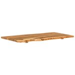 vidaXL Dessus de meuble-lavabo de salle de bain Acacia 100x52x2 5 cm
