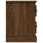 vidaXL Meuble TV chêne marron 102x35 5x47 5 cm bois d'ingénierie