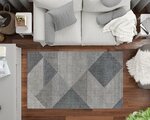 Tapis de salon MIRAN 160 x 230 cm - Gris