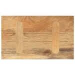 vidaXL Dessus de table 40x20x3 8 cm rectangulaire bois massif manguier