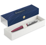 Stylo bille waterman allure deluxe rose  recharge bleue pointe moyenne  coffret cadeau