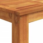 vidaXL Ensemble de bar de jardin 5 Pièces gris bois massif acacia rotin