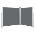 vidaXL Auvent latéral rétractable Anthracite 140 x 600 cm