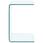 vidaXL Table d'appoint 40x40x60 cm Verre trempé