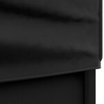 vidaXL Tente de réception pliable avec parois Noir 3x6 m