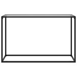 vidaXL Table console Transparent 120x35x75 cm Verre trempé
