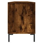 vidaXL Meuble TV chêne fumé 150x30x44 5 cm bois d'ingénierie