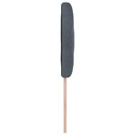 Tête de lit design blocs de diamant gris foncé 100 cm en velours