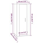 vidaXL Ensemble de meubles TV 4 Pièces Blanc brillant Bois d'ingénierie