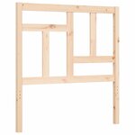 vidaXL Cadre de lit sans matelas bois de pin massif