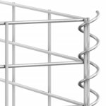 vidaXL Lits surélevés en gabion 3 Pièces 30x30x50 cm Fer