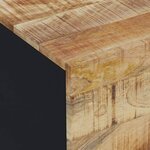 vidaXL Meuble TV 105x33x46 cm Bois massif de manguier