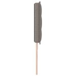 vidaXL Tête de Lit Design Lignes Taupe 90 cm Tissu