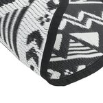 vidaXL Tapis d'extérieur noir Ø160 cm PP